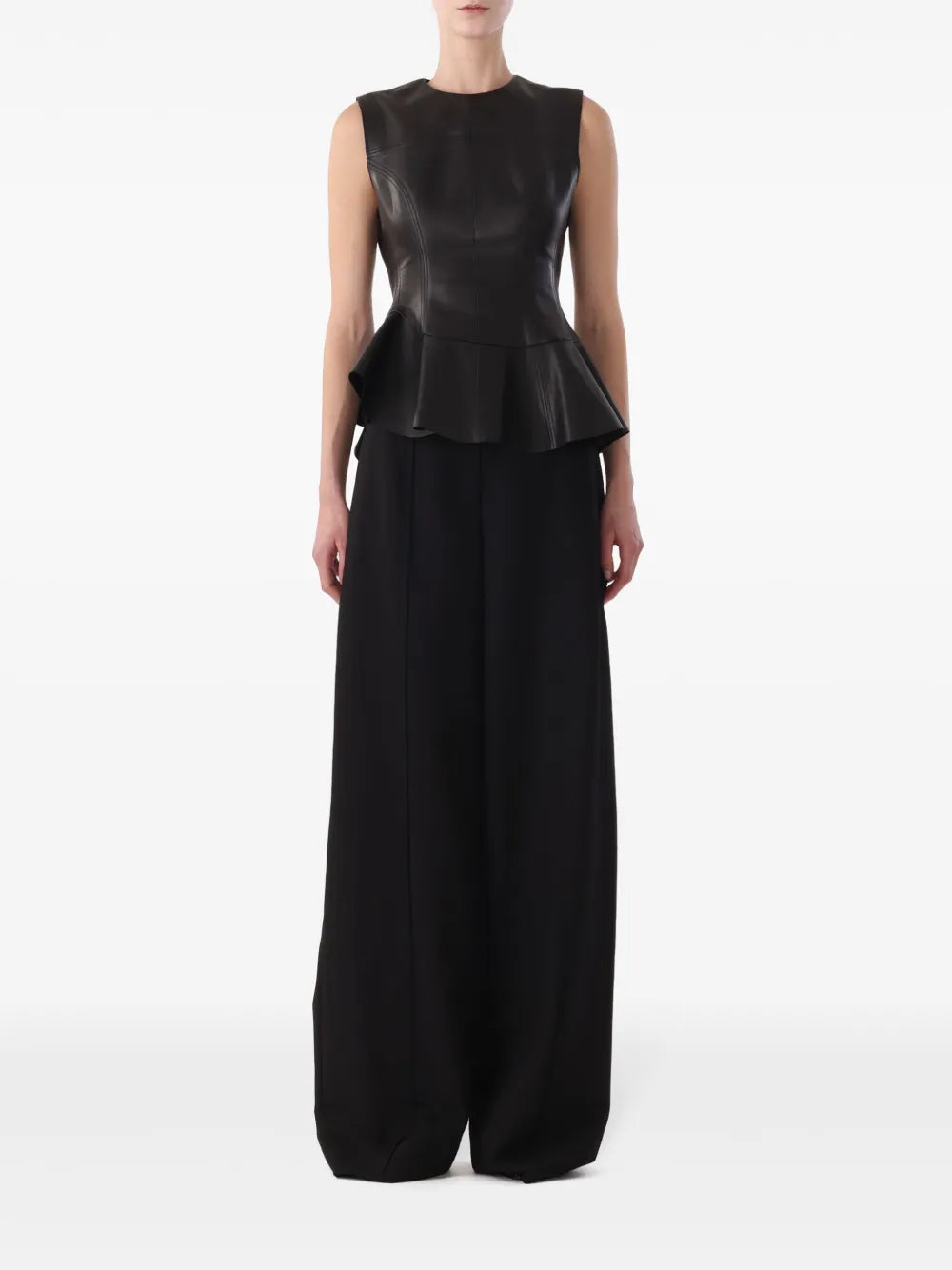 Peplum-Waisted Top