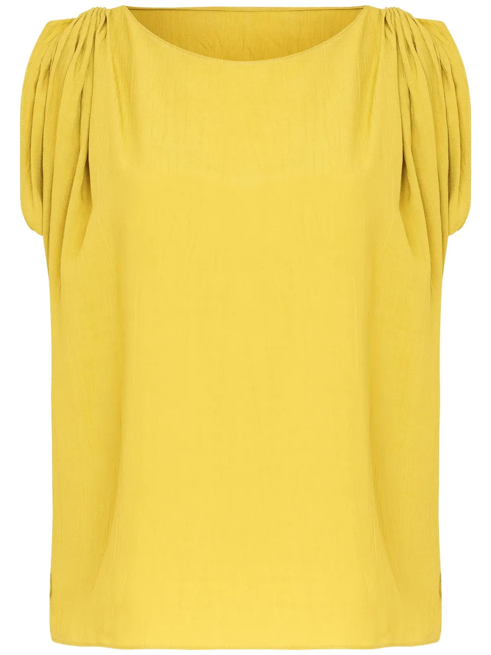 Sleeveless Draped Top