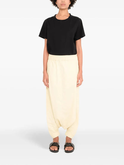 Elasticated-Waist Trousers