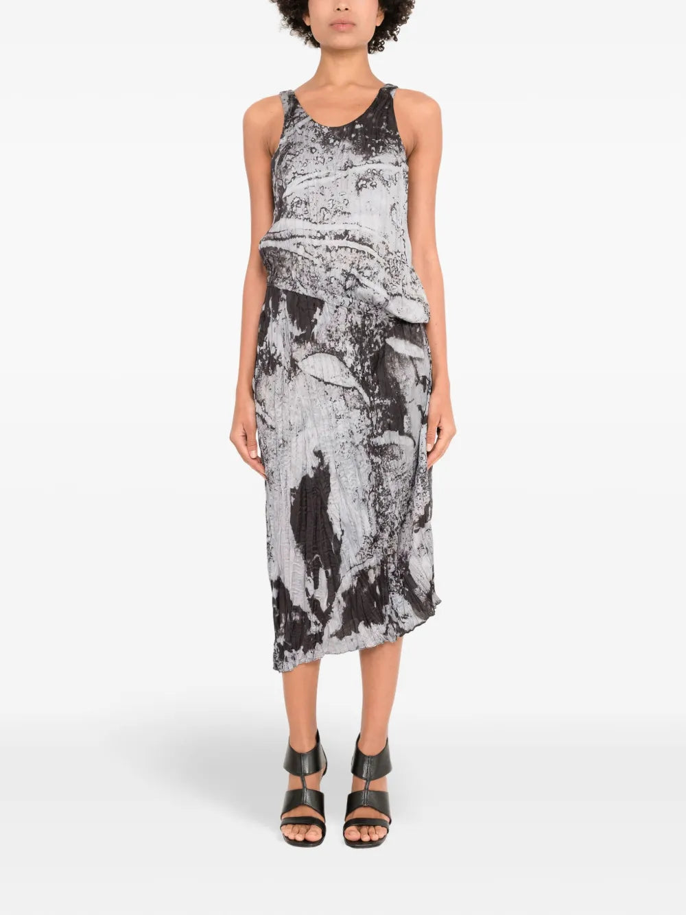 Graphic-Print Dress