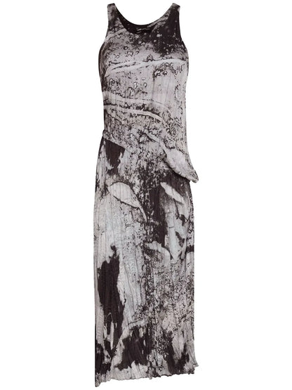 Graphic-Print Dress