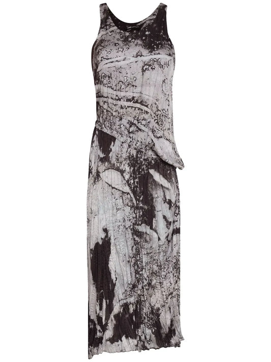 Graphic-Print Dress