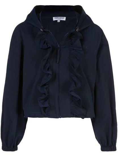 Ruffled "Blue" Windbreaker