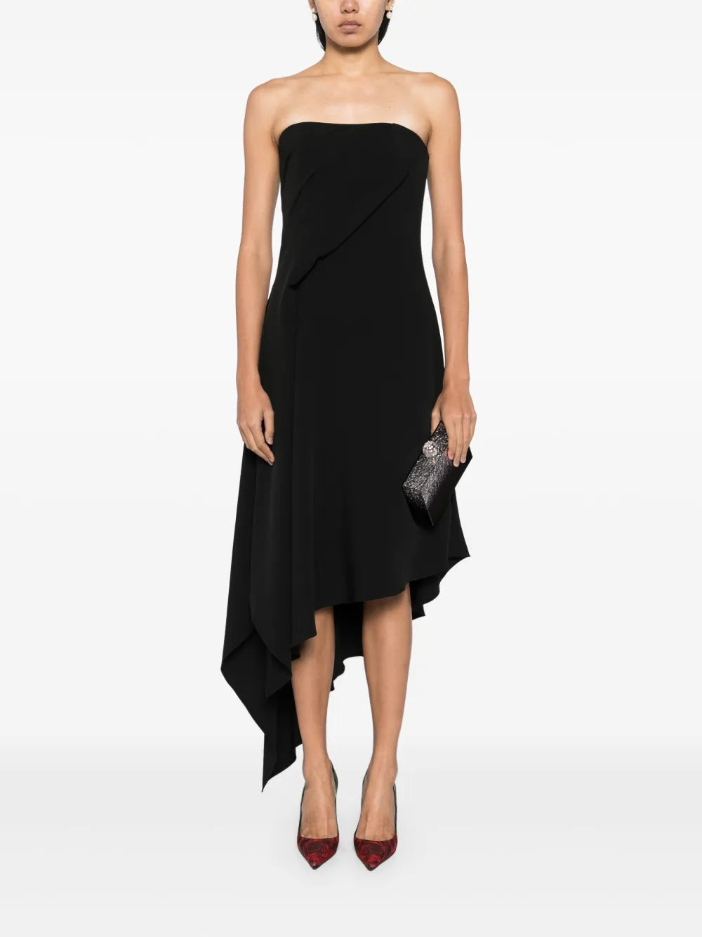 Crepe Asymmetric Dress