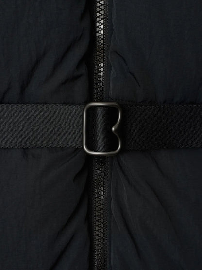 B Shield-Appliqué Puffer Coat