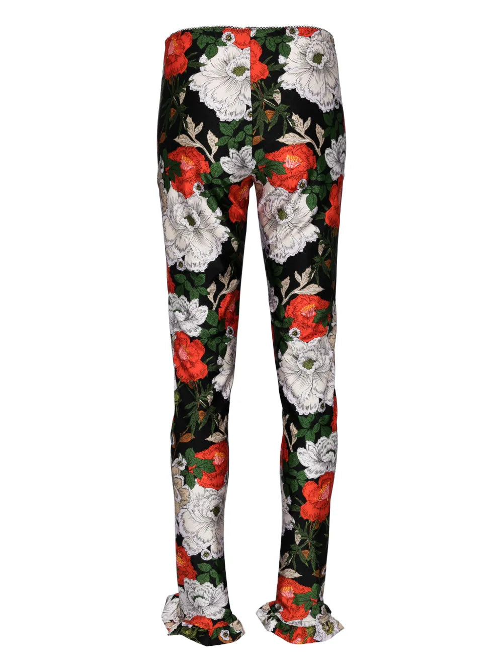 Floral-Print Skinny Trousers