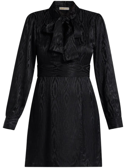 Bow-Detail Mini Dress