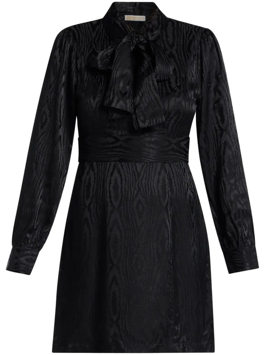 Bow-Detail Mini Dress