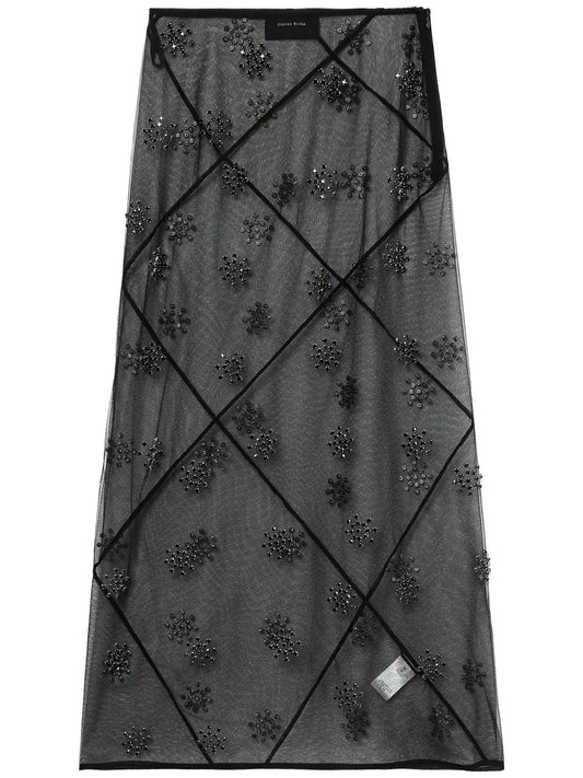 Crystal-Embellished Skirt