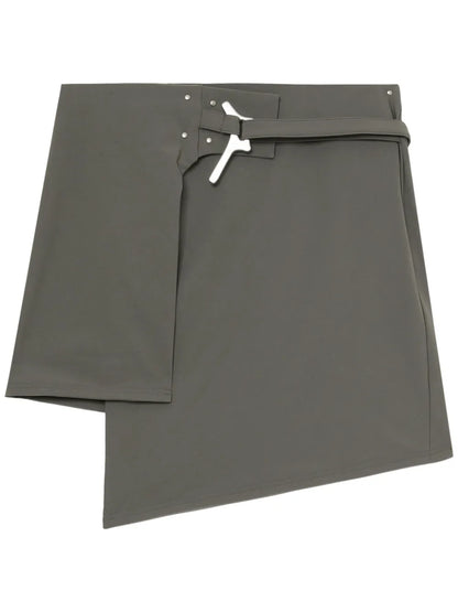 Asymmetric Wrap Skirt