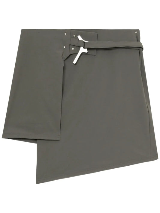Asymmetric Wrap Skirt