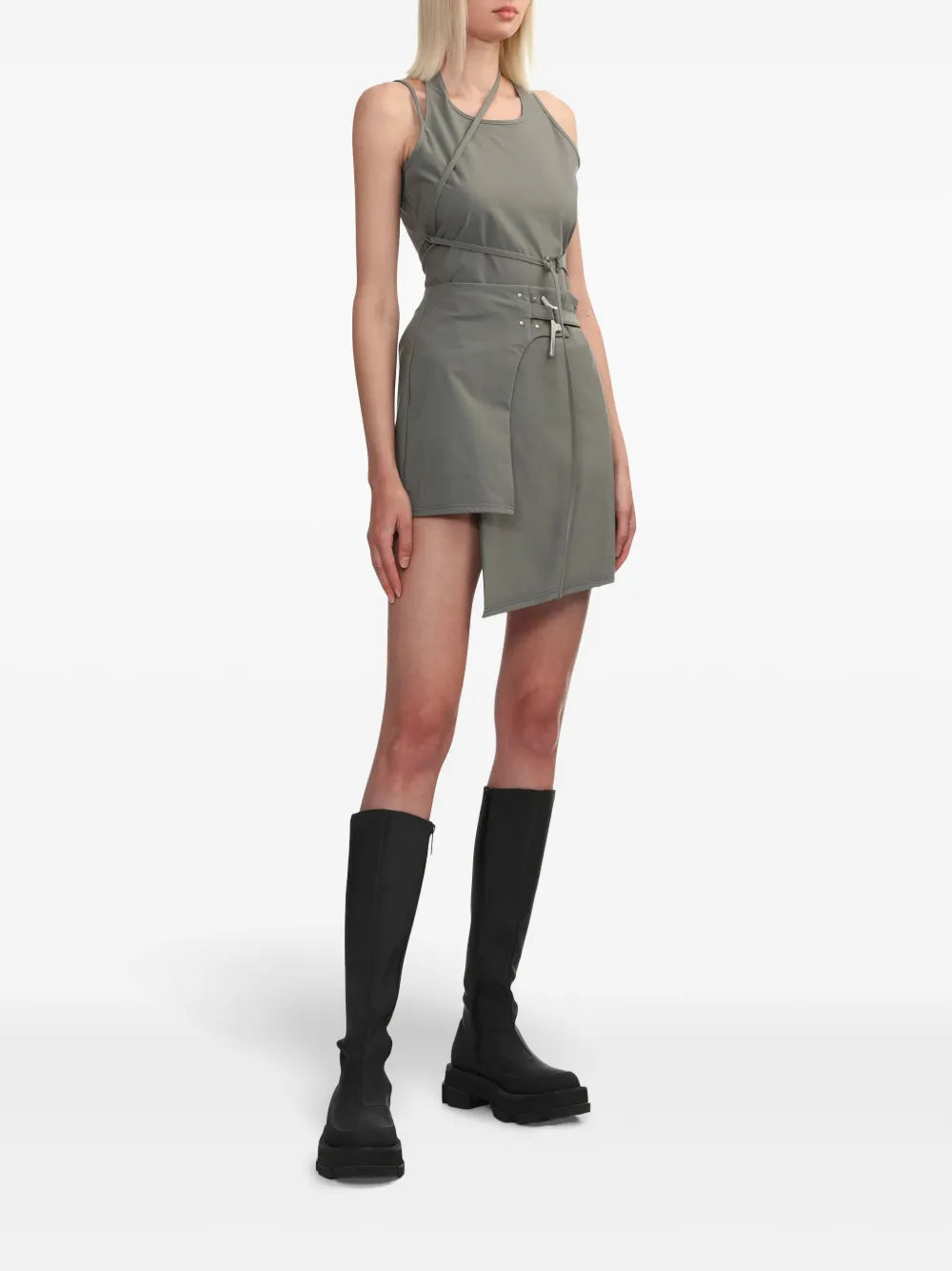 Asymmetric Wrap Skirt