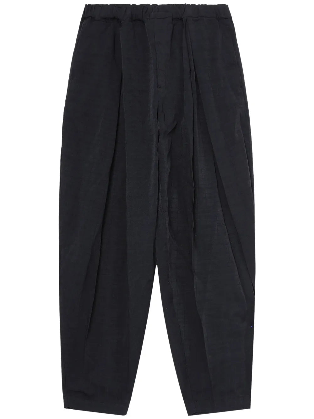 Pleat-Detailing Drop-Crotch Trousers