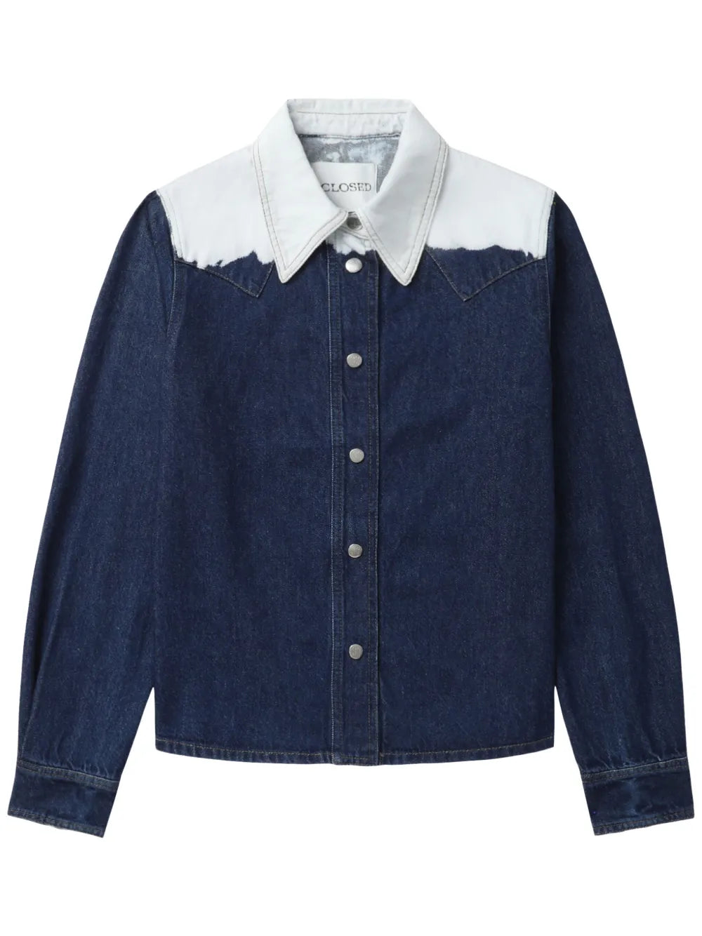 Dip-Dye Denim Shirt