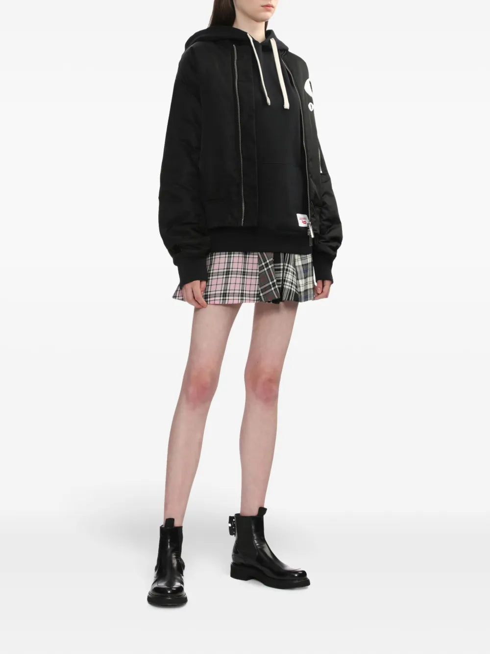 Logo-Embroidered Bomber Jacket