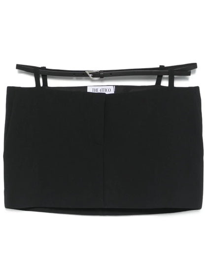Double-Waisted Mini Skirt