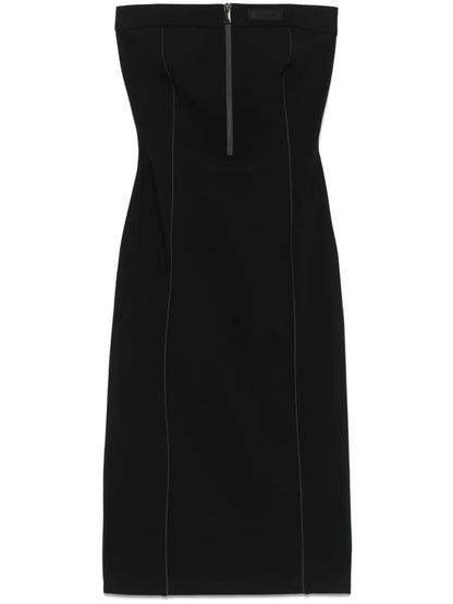 Open-Back Bustier Dress