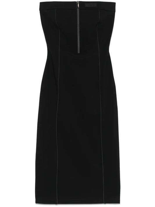 Open-Back Bustier Dress