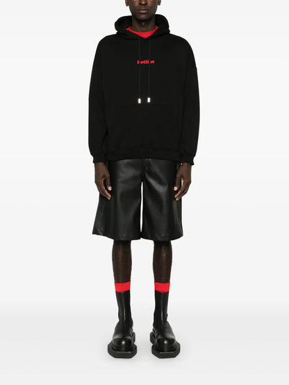 Hotline-Embroidered Hoodie