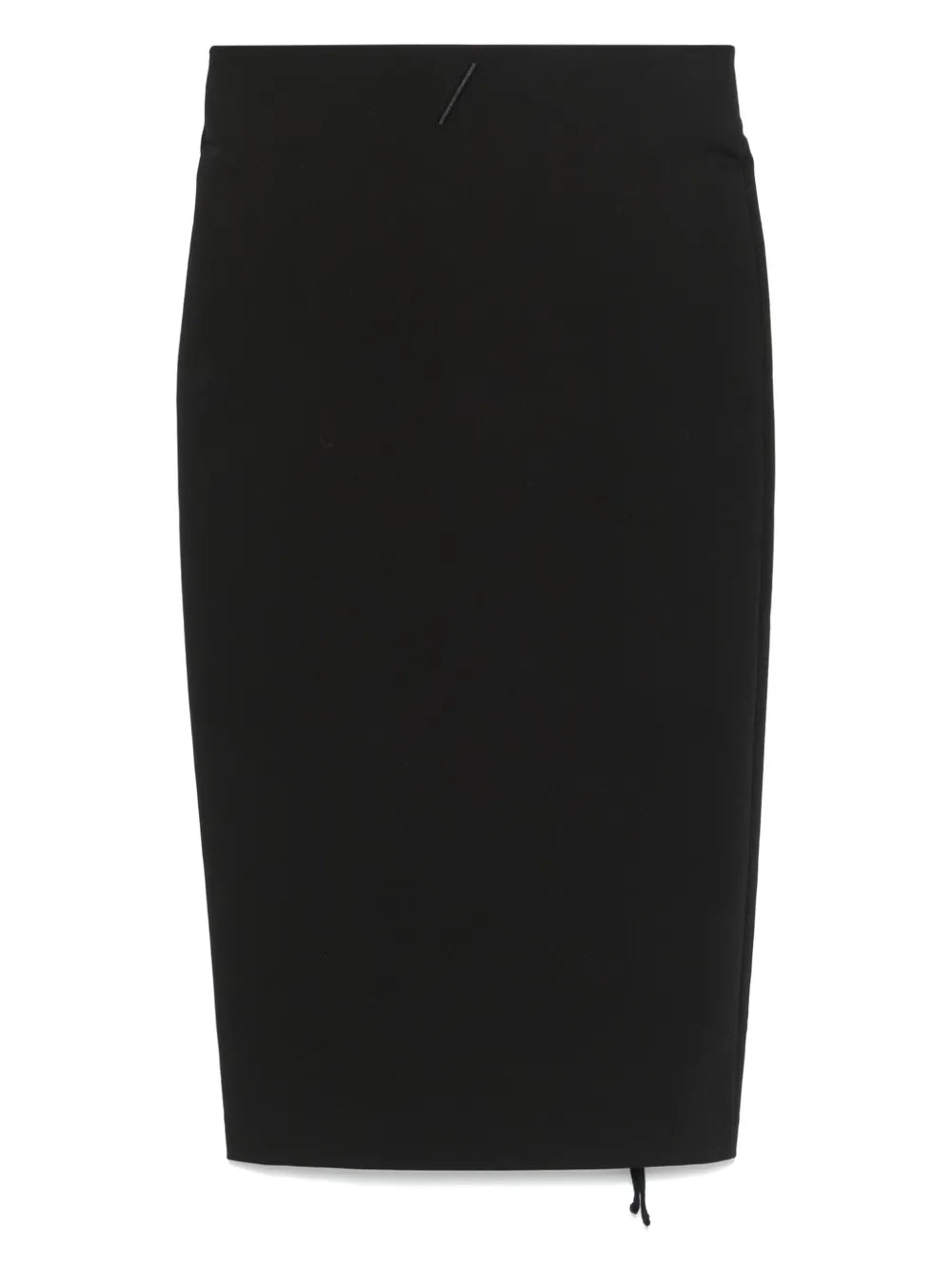 Zip-Up Midi Skirt