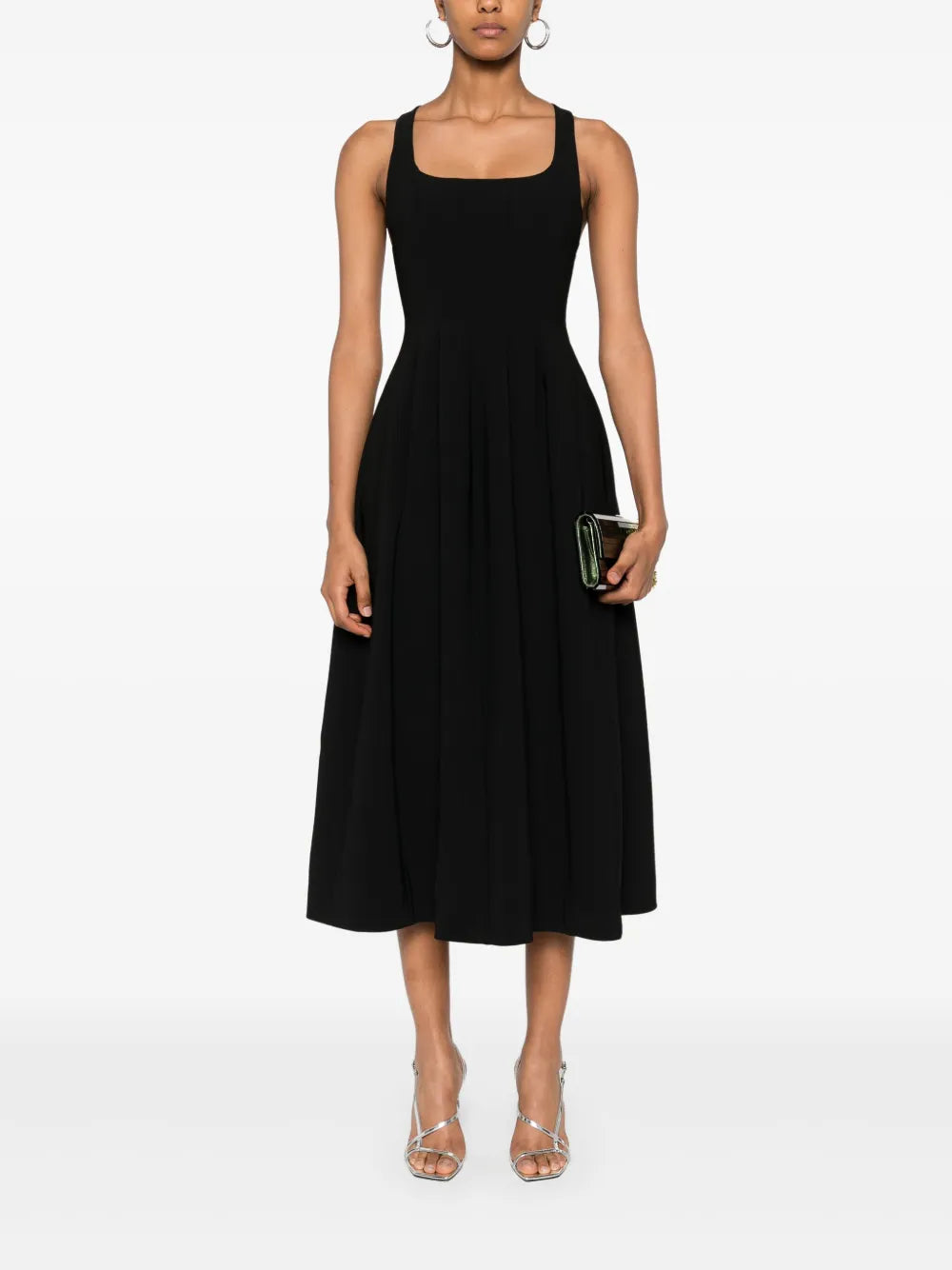 Pleated Maxi Dress