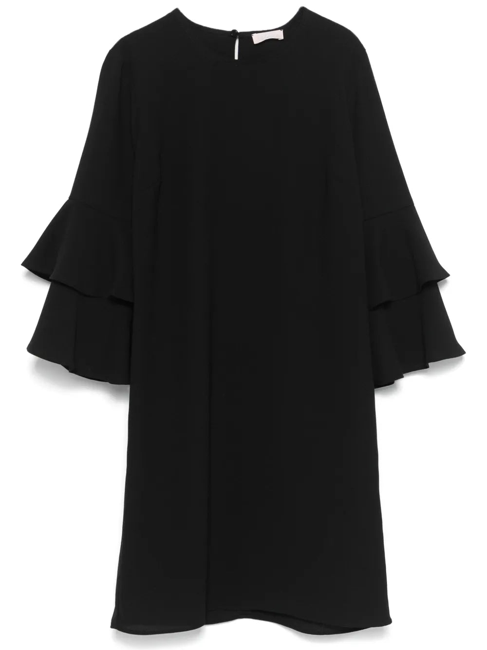 Logo-Plaque Dress