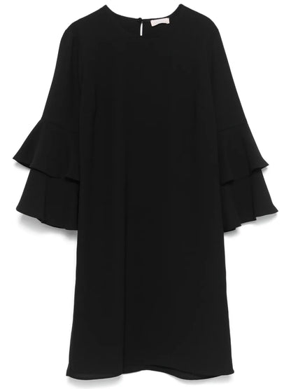 Logo-Plaque Dress