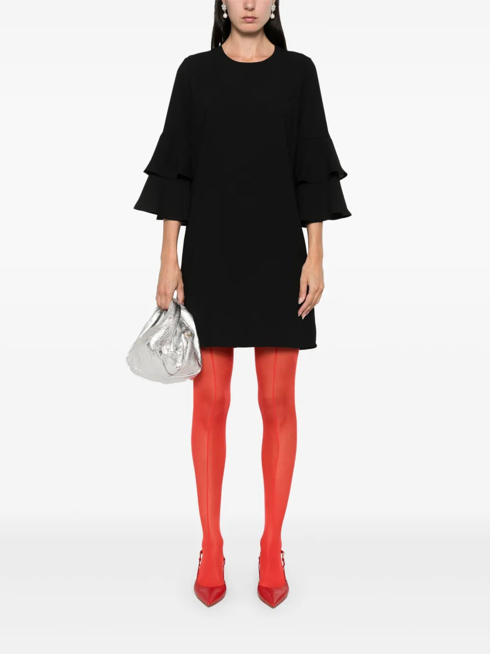 Logo-Plaque Dress