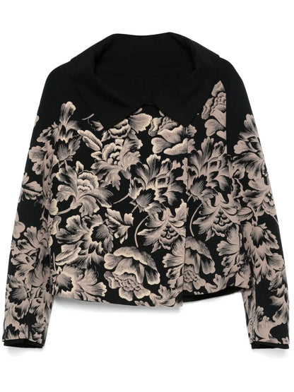 Floral-Print Jacket