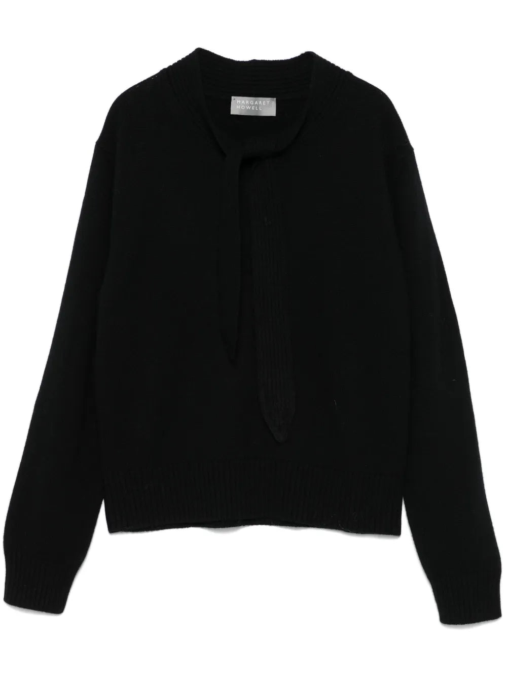 Tie-Neck Sweater