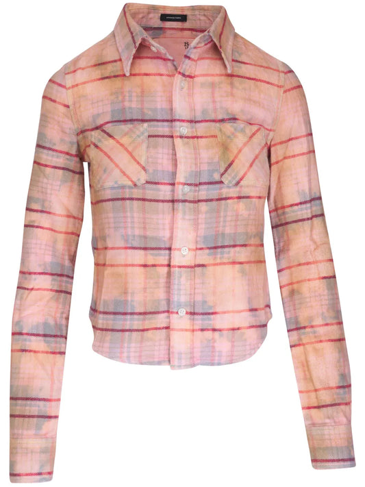 Check-Print Shirt