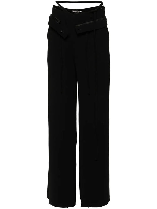 Asymmetric-Waist Trousers