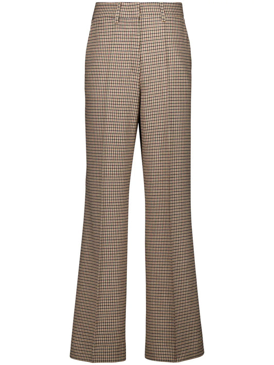 Houndstooth-Pattern Trousers