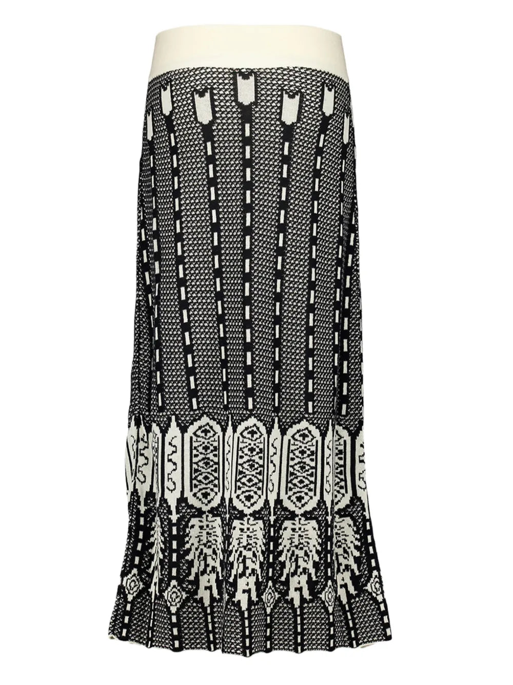 Energy Matrix Midi Skirt