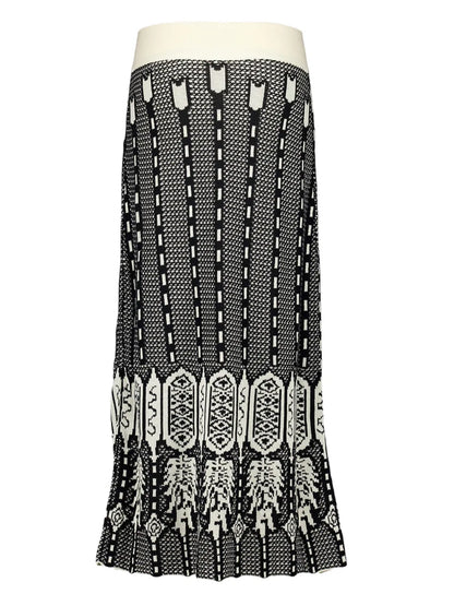 Energy Matrix Midi Skirt