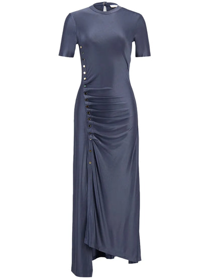 Gathered Midi Dress