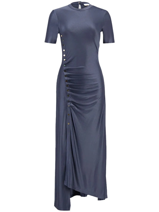 Gathered Midi Dress