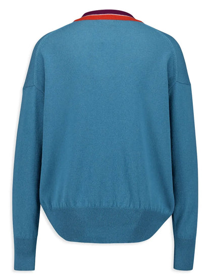 Embroidered Cashmere Sweater