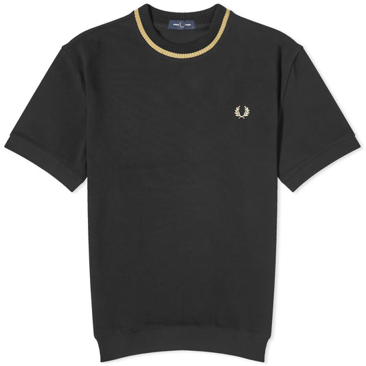 Crew Neck Pique T-Shirt