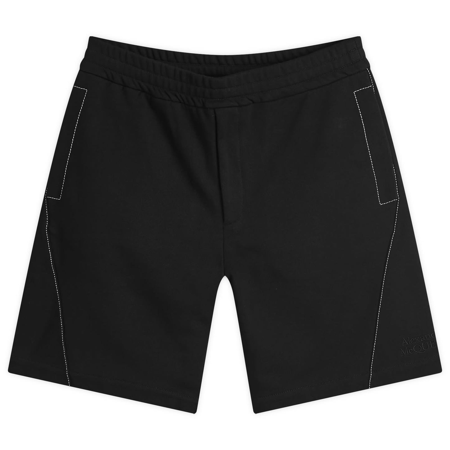 Contrast Stitch Jogger Shorts