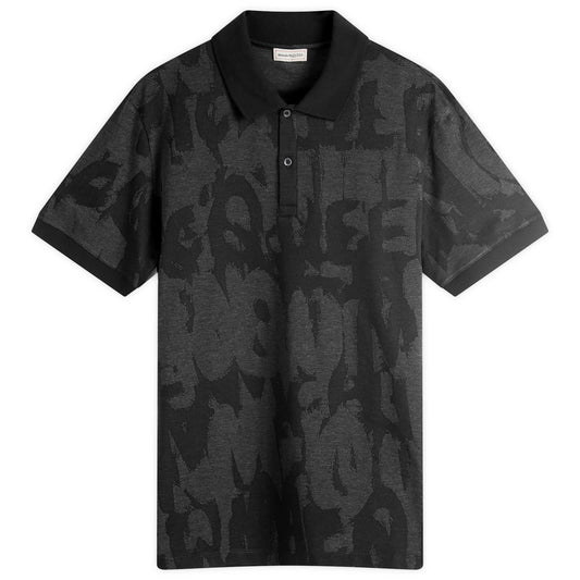 Jacquard Graffiti Logo Polo