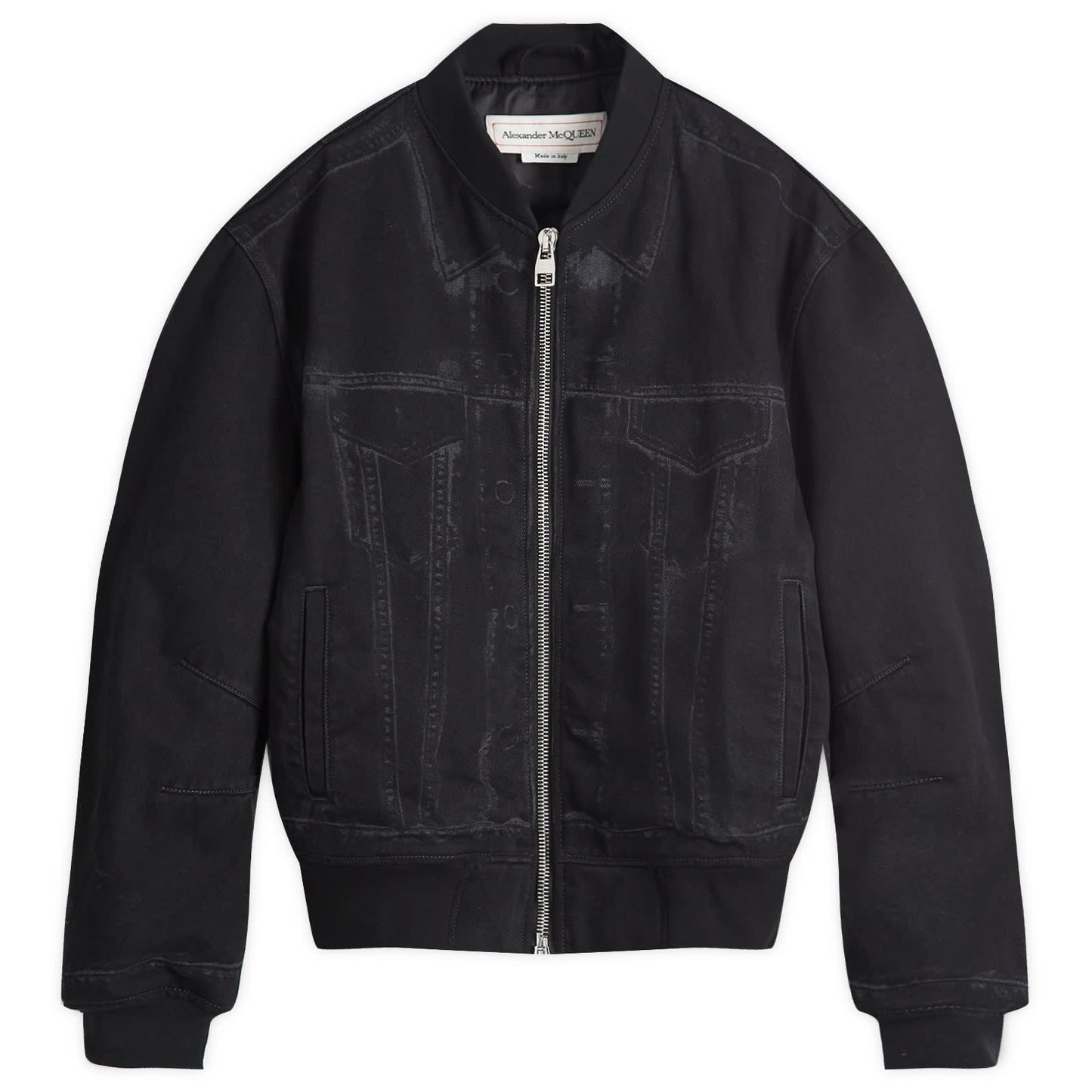 Denim MA-1 Bomber Jacket