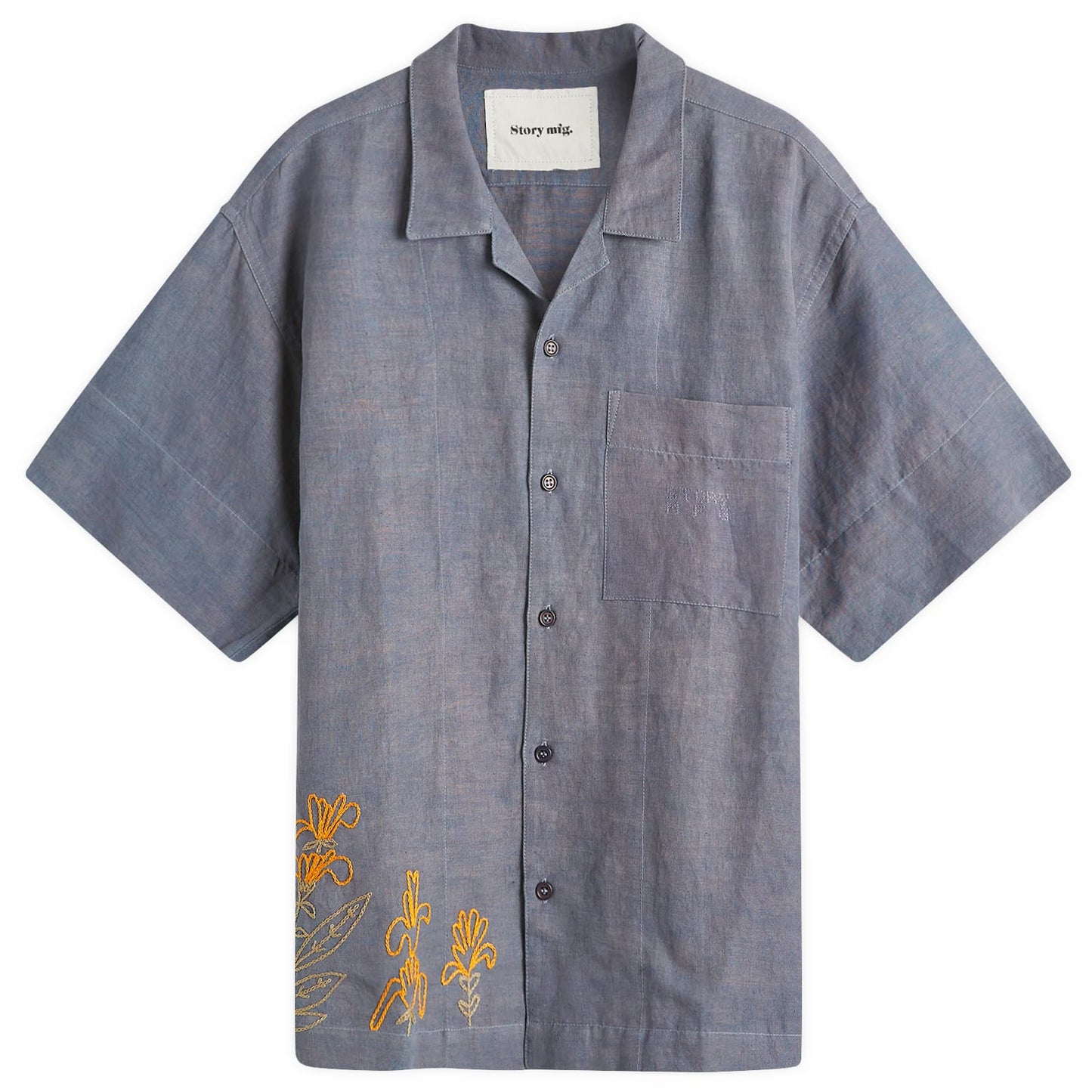 Greetings Embroidered Vacation Shirt