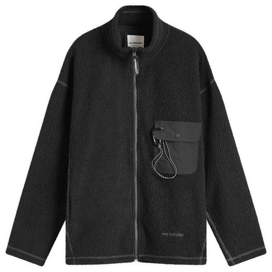 Re Wool Jacquard Fleece Jacket