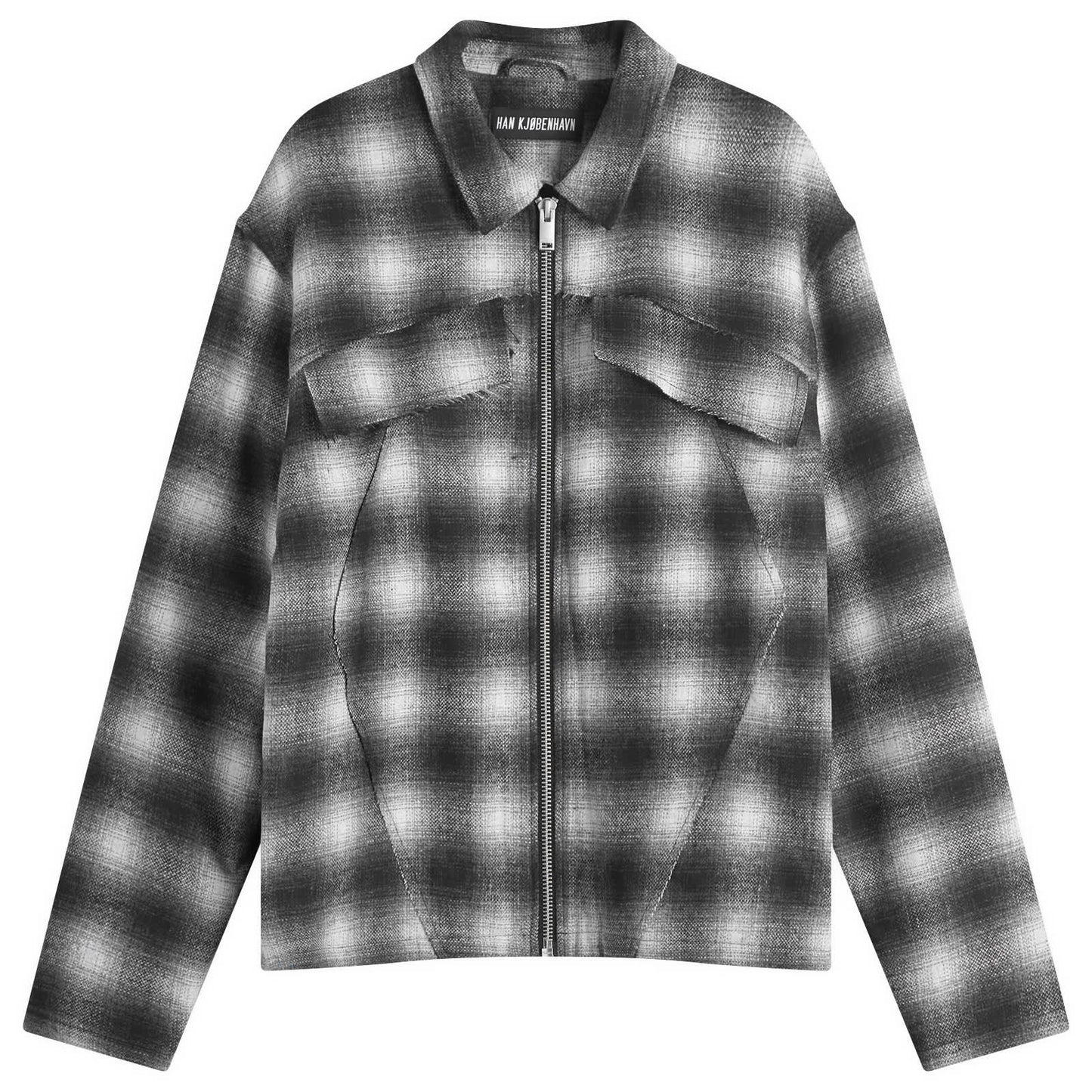 Padded Check Overshirt