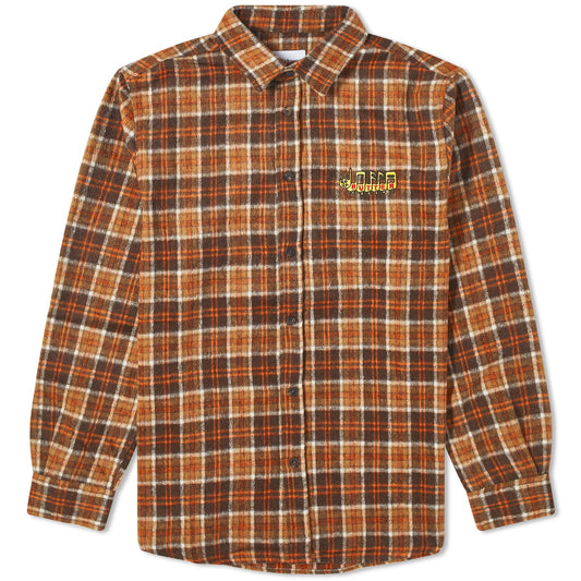 Caterpillar Plaid Flannel Shirt