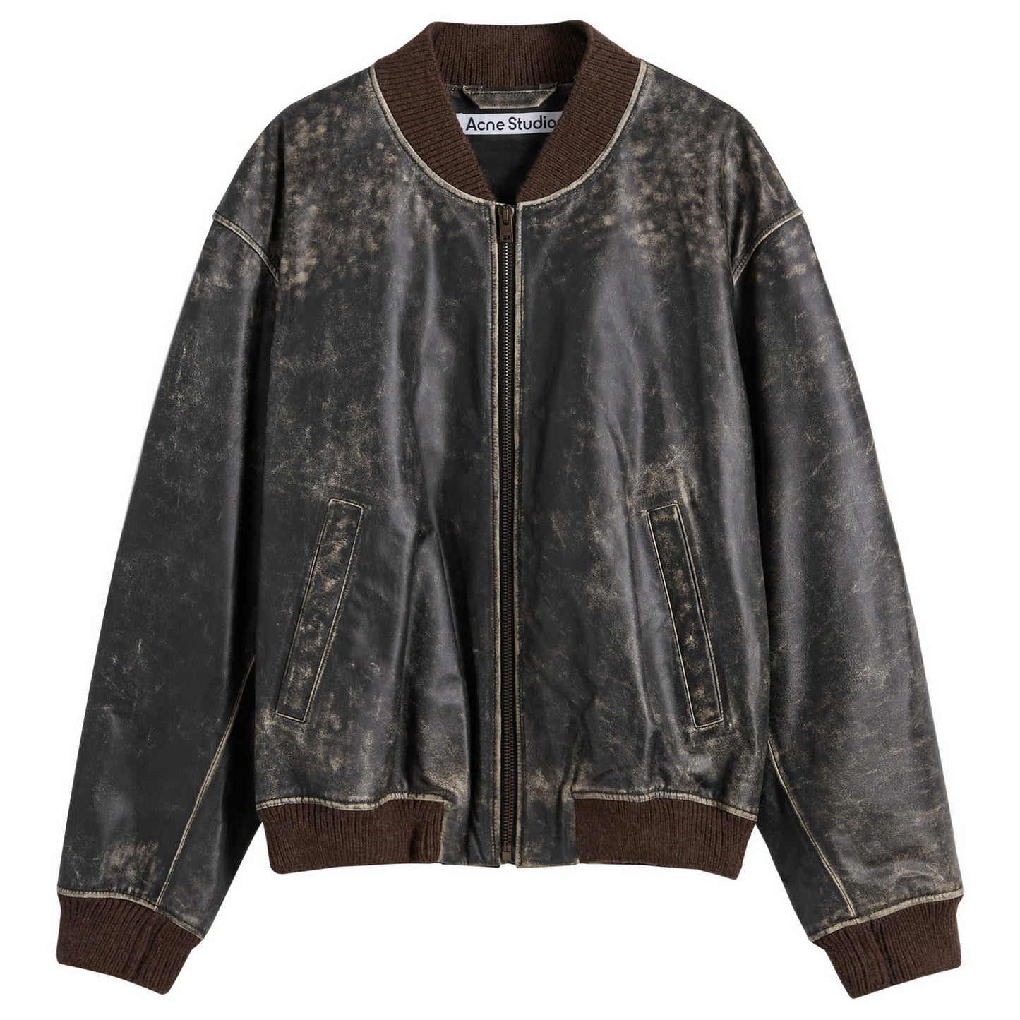 Liev Leather Bomber Jacket