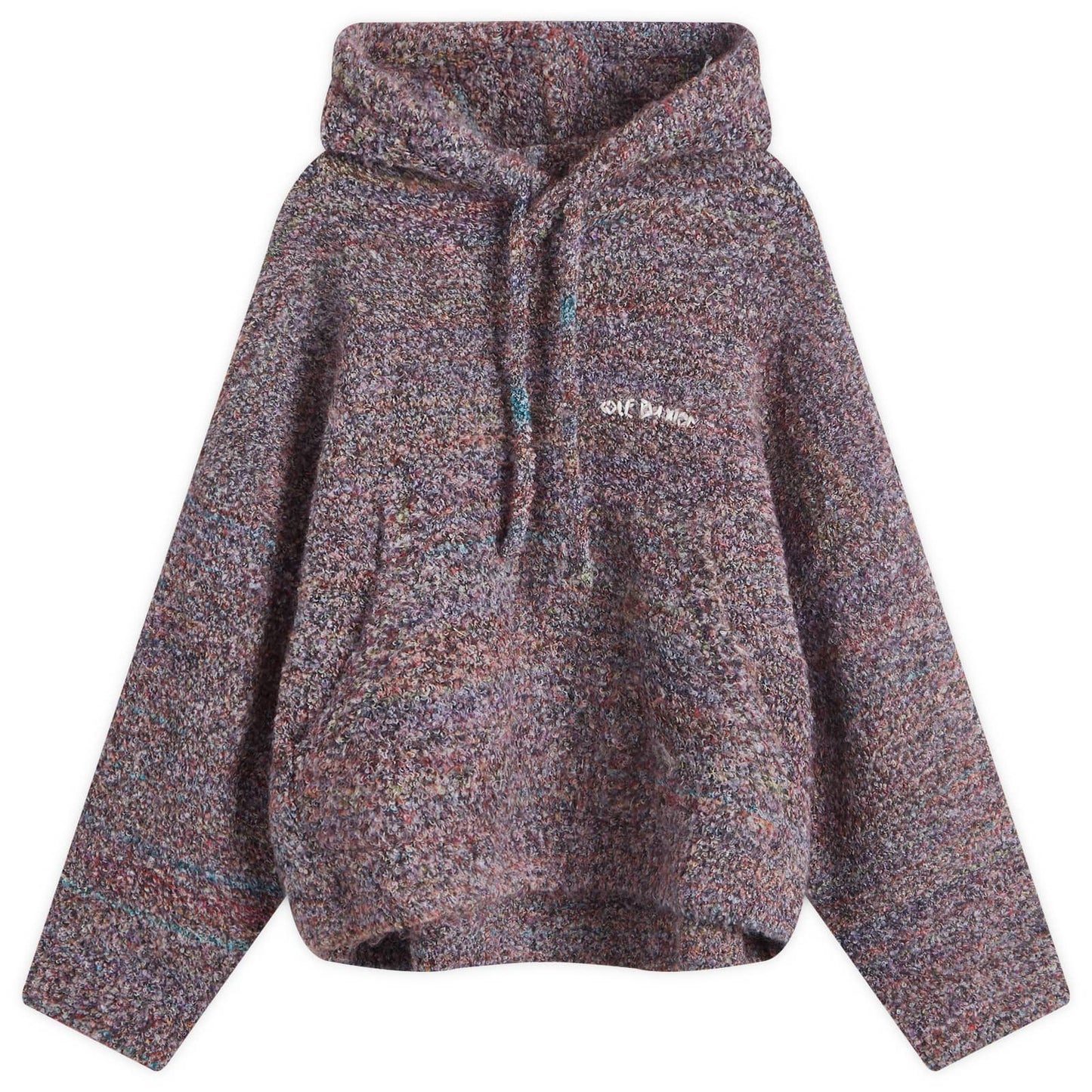 Muti Boucle Knitted Hoodie