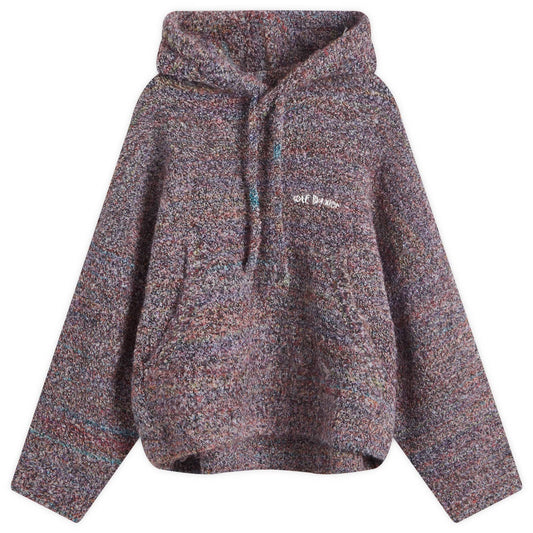 Muti Boucle Knitted Hoodie