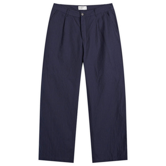Pinstripe Pleated Duke Pants